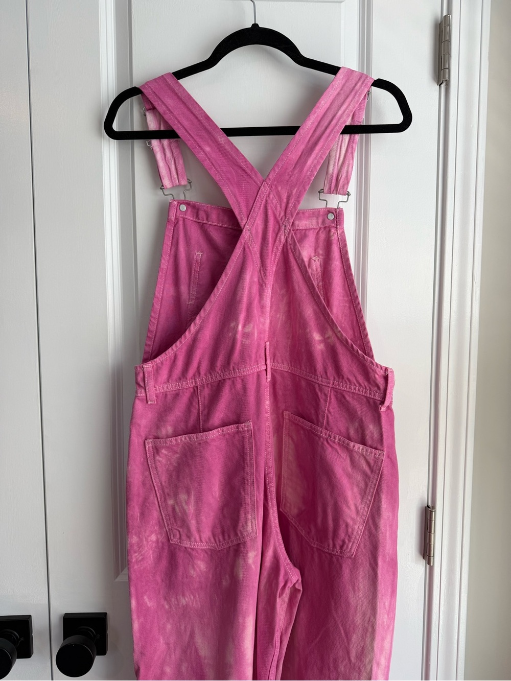 Free People We The Free Women’s Ziggy Denim Overall Straight Leg Electric Pick S - Picture 5 of 12